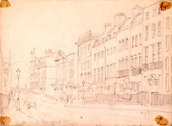 Bentinck Street, utanför Manchester Square, London, ca 1850